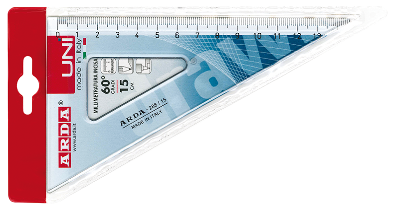 20 x Squadre 15 cm. 45°/60°